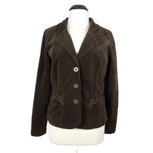 BANDOLINOBLU Brown L LARGE Chocolate Corduroy Jacket